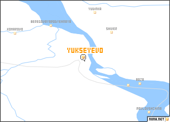 map of Yukseyevo