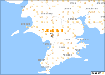 map of Yuksong-ni