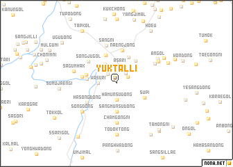 map of Yuktal-li