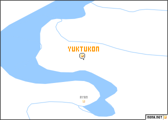 map of Yuktukon