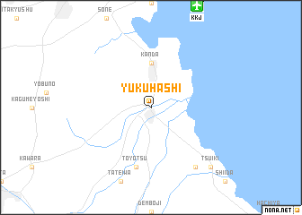 map of Yukuhashi