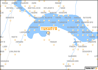 map of Yukunya