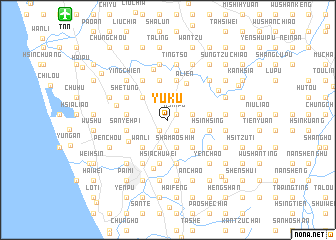 map of Yü-k\