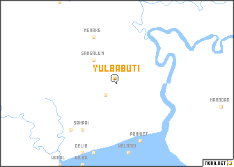map of Yulbabuti