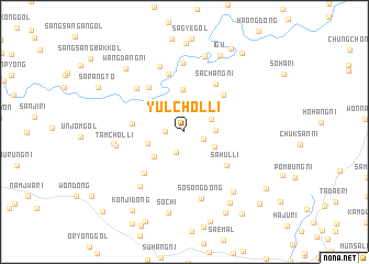 map of Yulchŏl-li