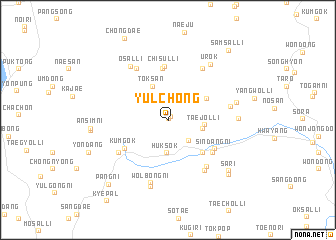 map of Yulchŏng