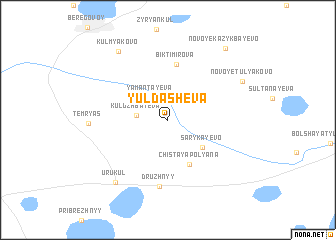 map of Yuldasheva