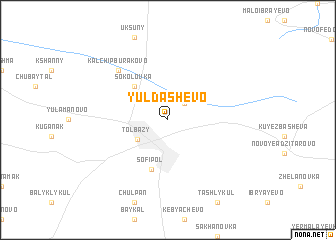 map of Yuldashevo