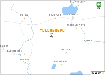 map of Yuldashevo