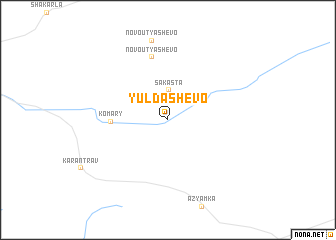 map of Yuldashevo