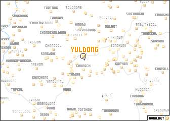 map of Yul-dong