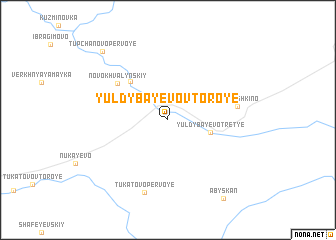 map of Yuldybayevo Vtoroye