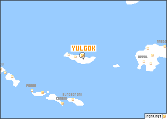 map of Yulgok