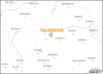 map of Yulianovka