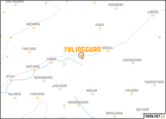 map of Yulingguan