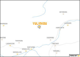 map of Yulinkou