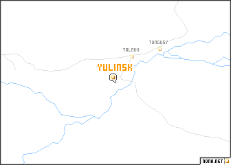 map of Yulinsk
