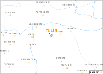 map of Yulin