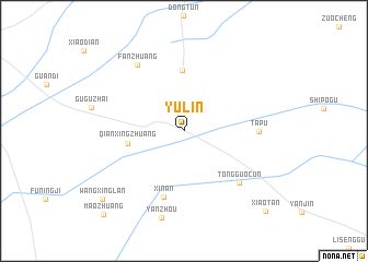 map of Yulin