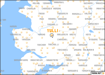 map of Yul-li