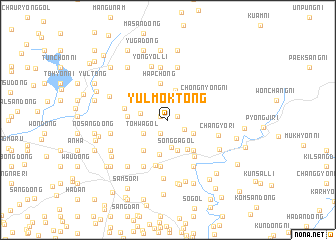 map of Yulmok-tong