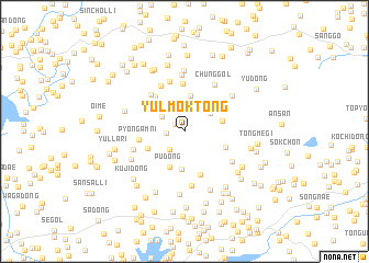 map of Yulmok-tong