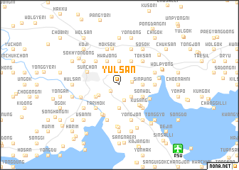 map of Yulsan