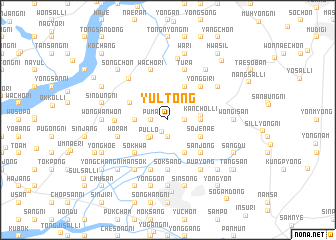 map of Yul-tong