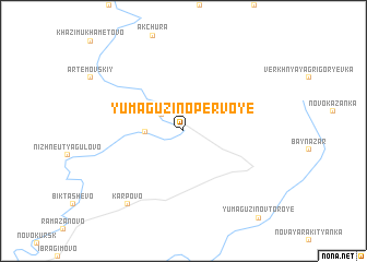 map of Yumaguzino Pervoye