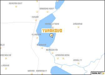 map of Yumakovo