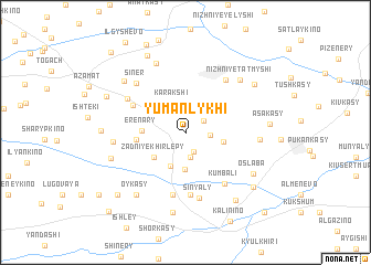 map of Yumanlykhi