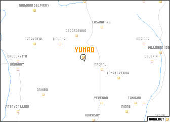 map of Yumao