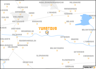 map of Yumatova