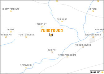 map of Yumatovka