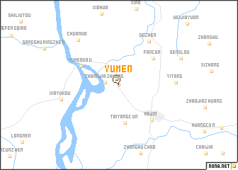 map of Yumen