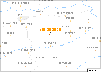 map of Yumga-Omga