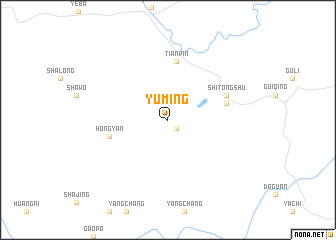 map of Yuming