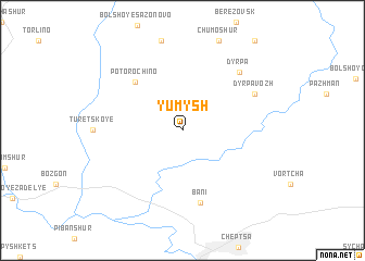 map of Yumysh