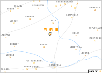 map of Yum Yum