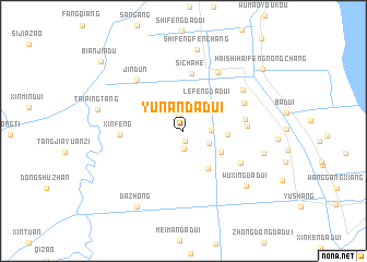 map of Yunandadui