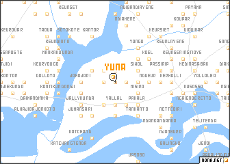 map of Yuna