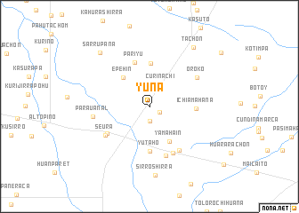 map of Yuna