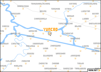 map of Yuncao