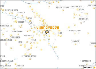 map of Yuncaypara