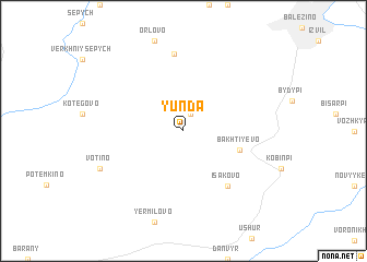 map of Yunda