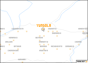 map of Yundola