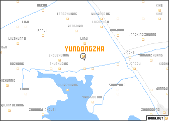 map of Yundongzha