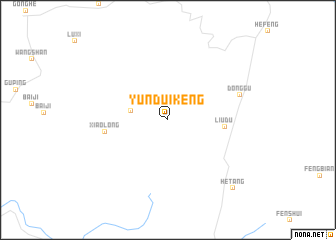 map of Yunduikeng