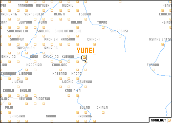 map of Yü-nei