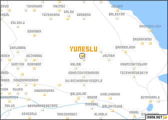 map of Yūneslū